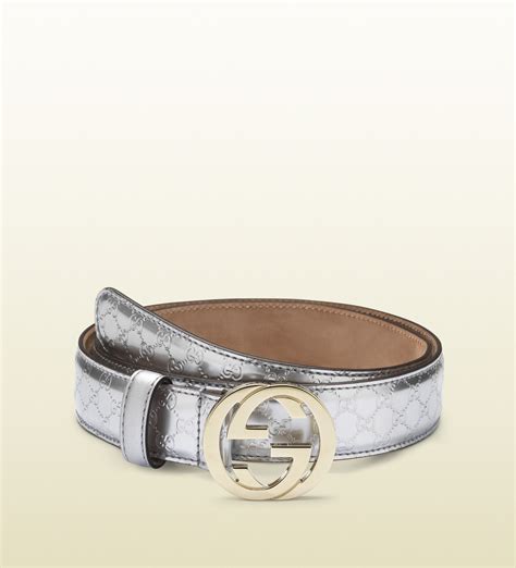 gucci belt with silver gg|gucci belt silver buckle men's.